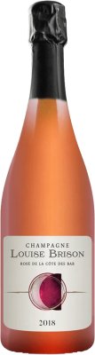 Champagne Louise Brison - Champagner Rosé de la Côte des Bar Brut Nature 2017