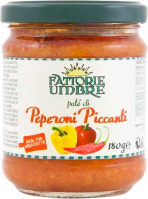 Fattorie Umbre - Pate di Peperoni Piccanti 180 g