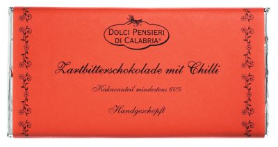 Dolci Pensieri - Zartbitterschokolade mit Chili - 100gr.