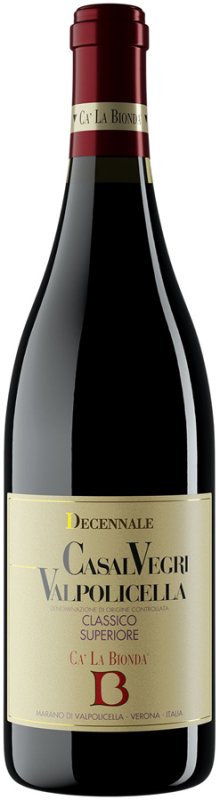 Ca la Bionda - Valpolicella Classico Superiore Campo Casal Vegri Decannale DOC 2013