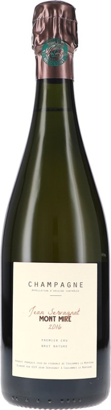 Champagne Jean Servagnat - Champagner Mont Mire Premier Cru Brut Nature 2016