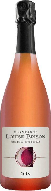 Champagne Louise Brison - Champagner Rosé de la Côte des Bar Brut Nature 2017