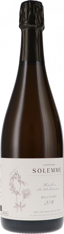 Champagne Solemme - Champagner Ambre de Solemme Blanc de Noirs Brut Nature Millésimé 2016 - BIO
