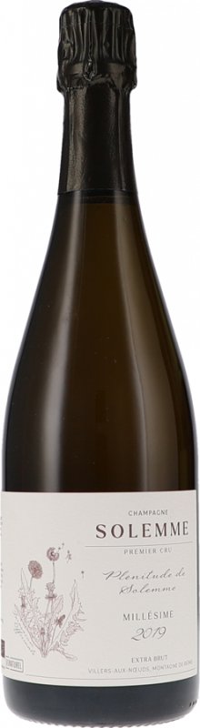 Champagne Solemme - Champagner Plénitude de Solemme 1er Cru Extra Brut Millésimé 2019 - BIO
