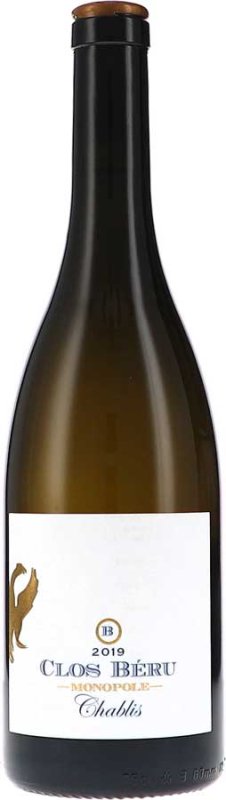 Château de Béru - Chablis Clos Béru Monopole AOC 2020 - BIO
