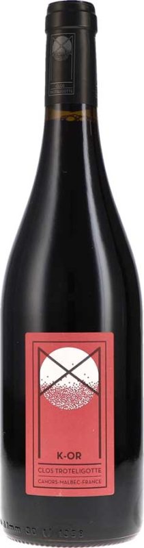 Clos Troteligotte - K-or Sans Sulfite Ajoute Cahors AOC 2021 - BIO