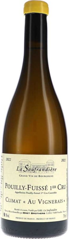 La Soufrandiere - Pouilly-Fuisse 1er Cru Climat Au Vignerais AOC 2022 - BIO