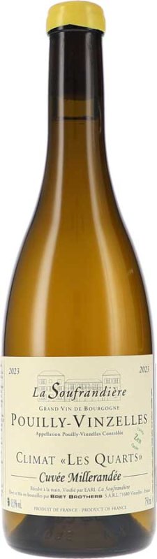 La Soufrandiere - Pouilly-Vinzelles Climat Les Quarts Cuvee Millerandee Zen AOC 2023 - BIO