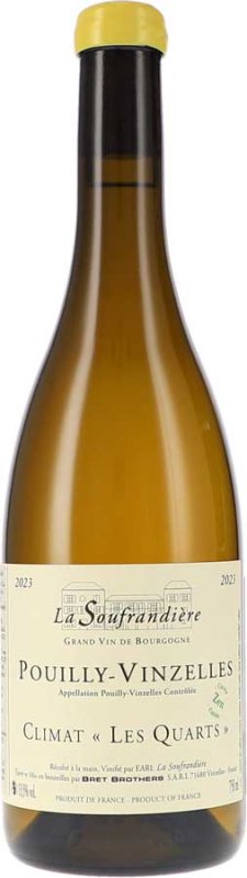 La Soufrandiere - Pouilly-Vinzelles Climat Les Quarts Cuvee Zen AOC 2023 - BIO