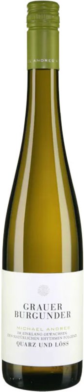 Michael Andres - Grauer Burgunder Quarz und Löss Deutscher Qualitätswein trocken 2024 - BIO