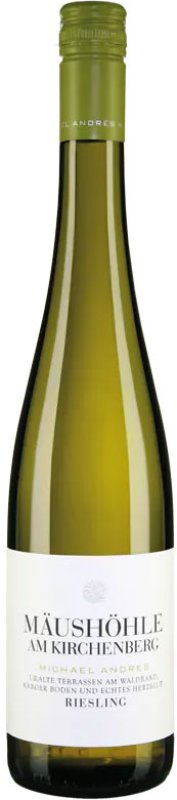 Michael Andres - Riesling Deidesheimer Mäushöhle am Kirchenberg Deutscher Qualitätswein trocken 2022 - BIO