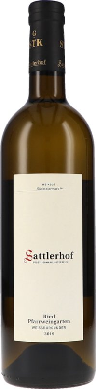 Sattlerhof - Ried Pfarrweingarten Weissburgunder Große STK Lage Südsteiermark DAC 2019 - BIO