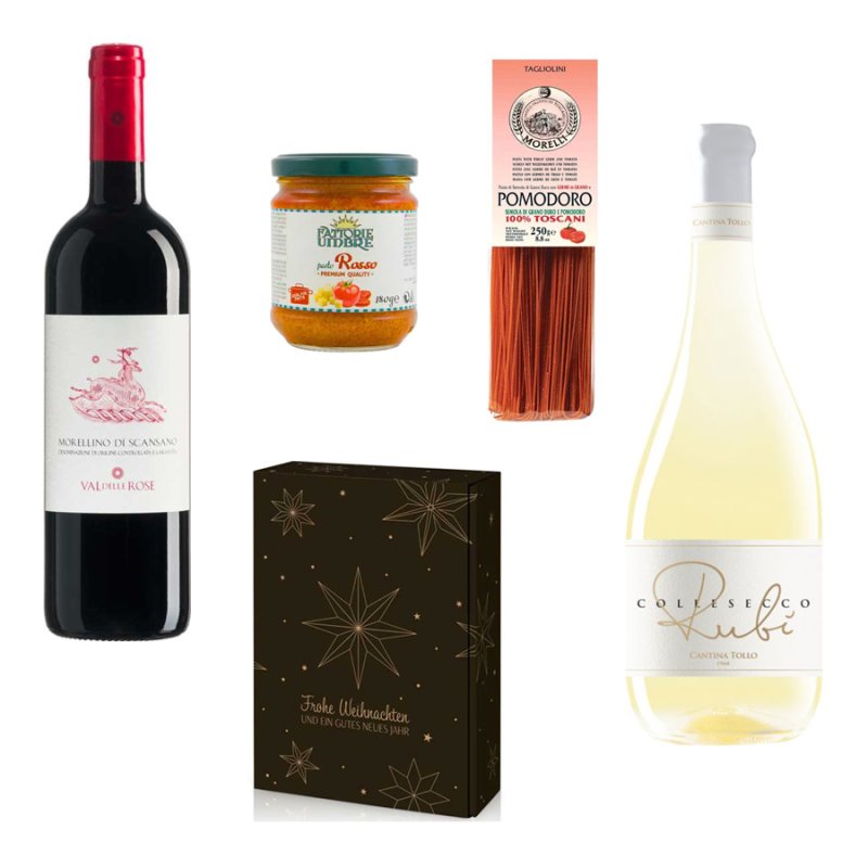 Weihnachtsgeschenkbox „Bella Italia“ – Italienische Genussmomente zu Weihnachten