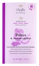 Dolfin - Zartbitterschokolade mit Birne und gerösteten Mandeln 70gr.