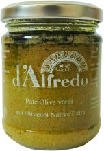 d´Alfredo Antipasti Di Forti - Pate Olive verdi mit Olivernöl 190 g